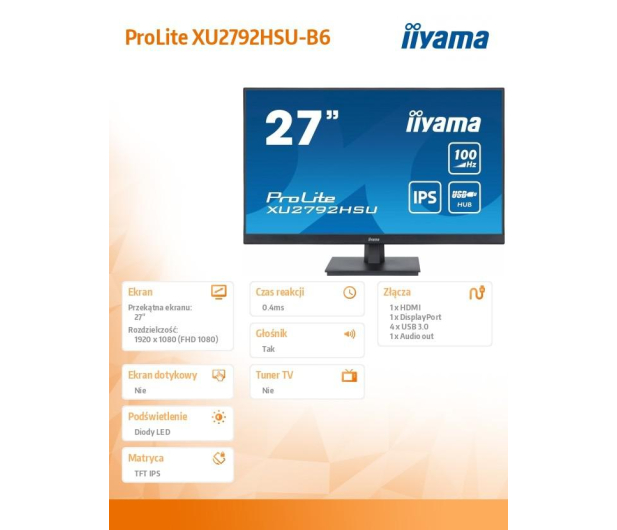 iiyama ProLite XU2792HSU-B6 - 1193579 - zdjęcie 23